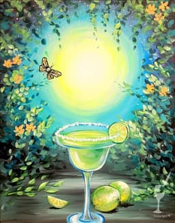 Moonlit Margaritas! PM TRIVIA + Add a DIY Candle!