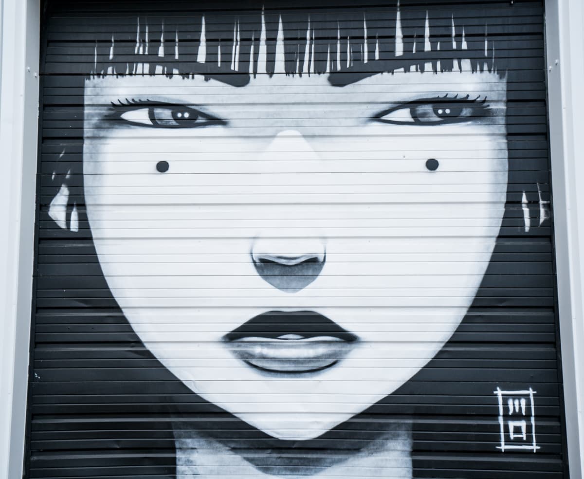 Woman with Galaxy Hair