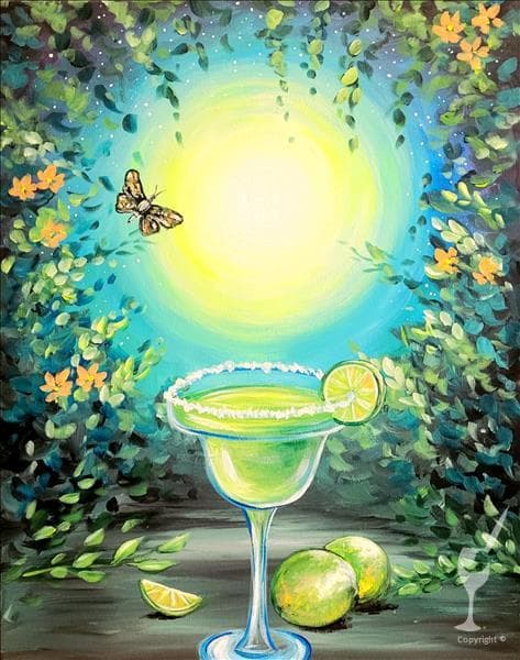 Moonlit Margaritas! PM TRIVIA + Add a DIY Candle!