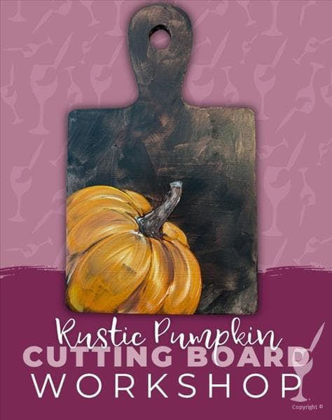 Rustic Pumpkin Cutting Board Workshop