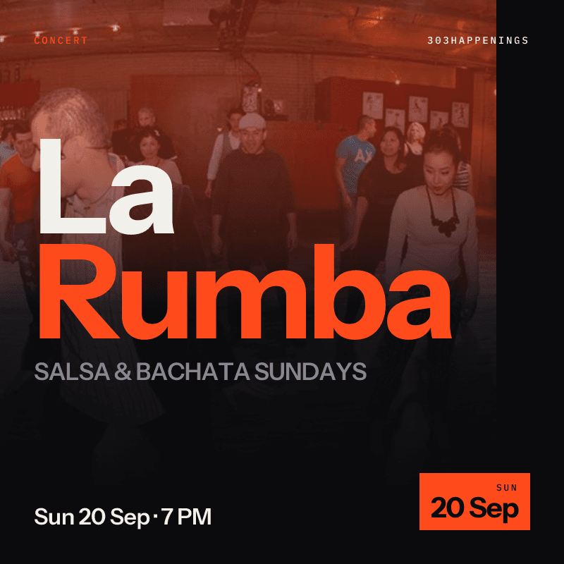 Salsa & Bachata Sundays at La Rumba in Denver - This Week
