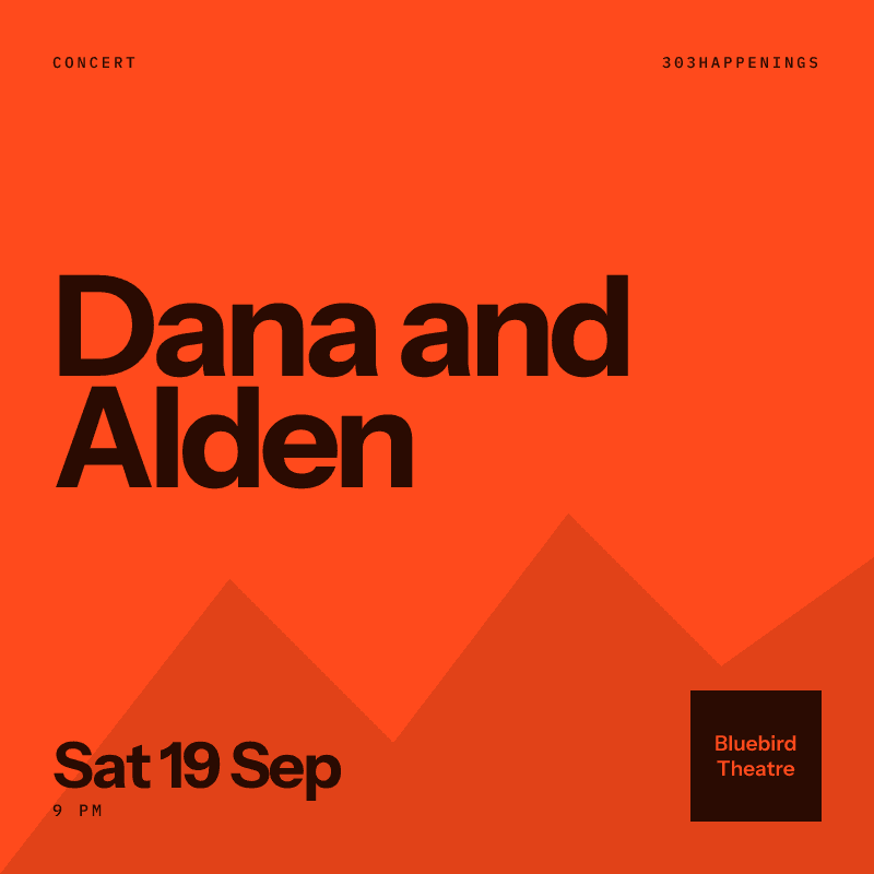 Dana and Alden at Bluebird Theatre in Denver - Tomorrow
