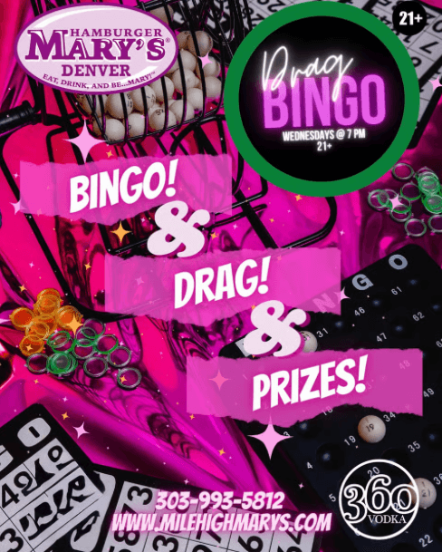 Drag Bingo Wednesday at Hamburger Mary's at Hamburger Mary's Denver in Denver - This Week