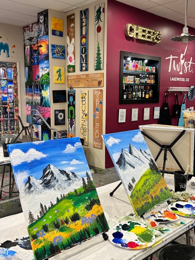 Painting with a Twist - Lakewood - Photo by Tyler Copeland